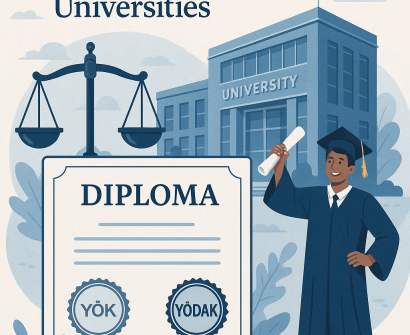 YÖK and YÖDAK accredited diploma at a Northern Cyprus university with a happy graduate