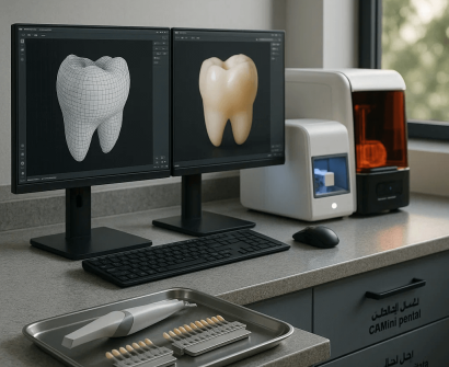 تكنولوجيا صناعة الأسنان كيرينيا – مختبر رقمي بتقنيات CAD/CAM وطباعة ثلاثية الأبعاد (1:1)
